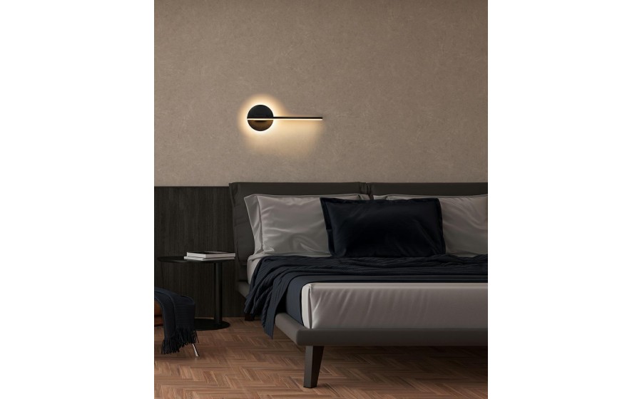 Expo MOOSEE lampa ścienna HORIZON czarna