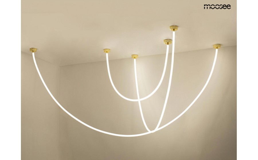 Expo MOOSEE lampa wisząca LASSO 300 Smart  złota
