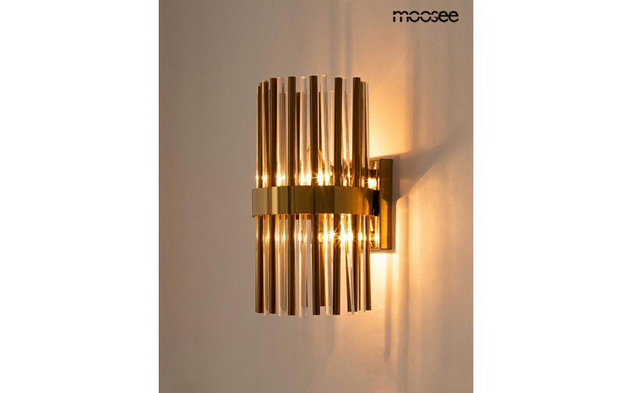 Expo MOOSEE lampa ścienna GARDA złota