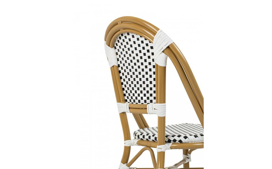 Expo Krzesło ogrodowe CAFE PARIS białe rattan