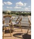 Expo Krzesło ogrodowe CAFE PARIS białe rattan