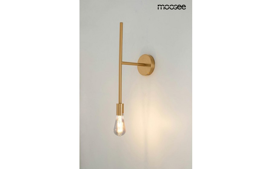Expo MOOSEE lampa ścienna RIVA złota