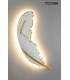 Expo MOOSEE lampa ścienna PIÓRKO  biała / złota