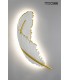 Expo MOOSEE lampa ścienna PIÓRKO  biała / złota
