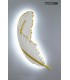 Expo MOOSEE lampa ścienna PIÓRKO  biała / złota