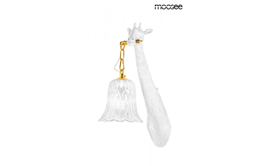 Expo MOOSEE lampa ścienna GIRAFFE biała