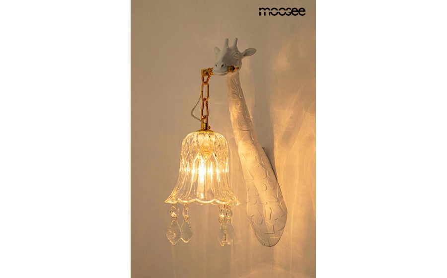 Expo MOOSEE lampa ścienna GIRAFFE biała