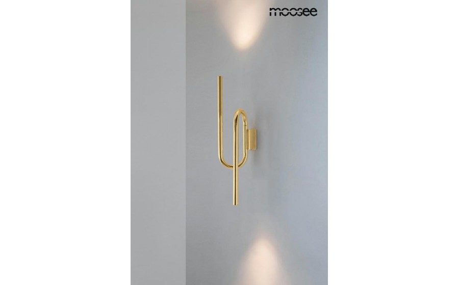 Expo MOOSEE lampa ścienna MACAROON złota