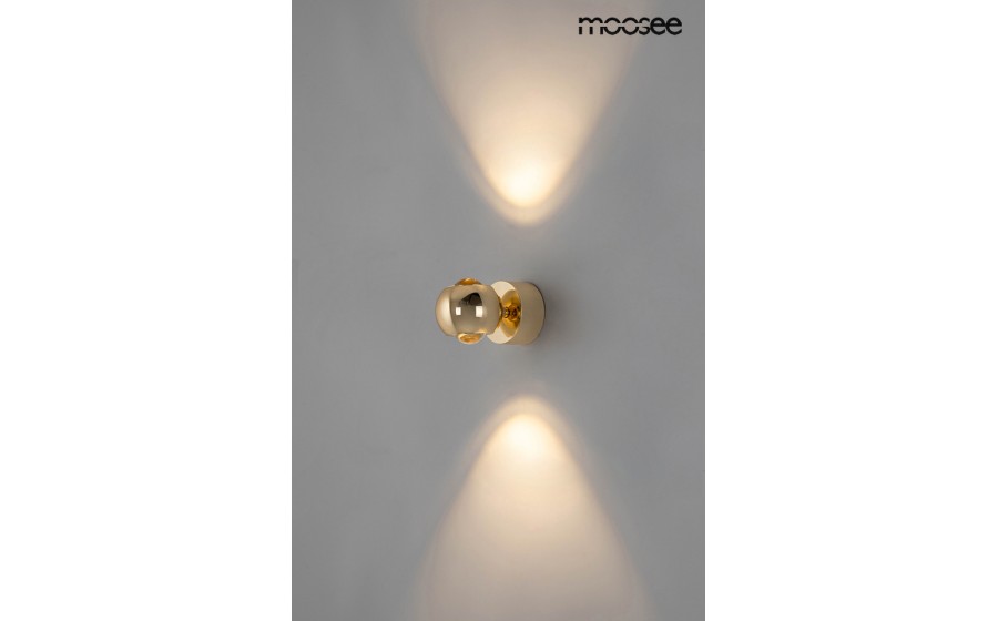 Expo MOOSEE lampa ścienna EOS złoty