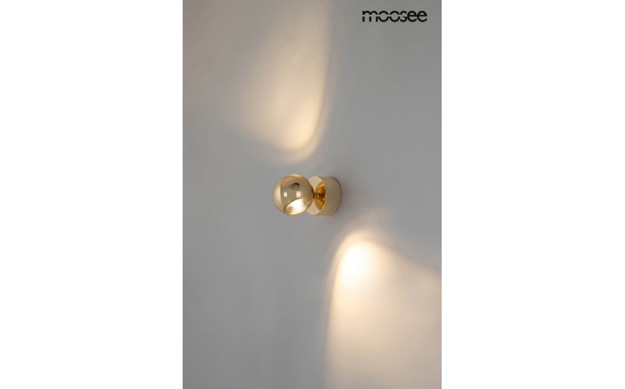 Expo MOOSEE lampa ścienna EOS złoty