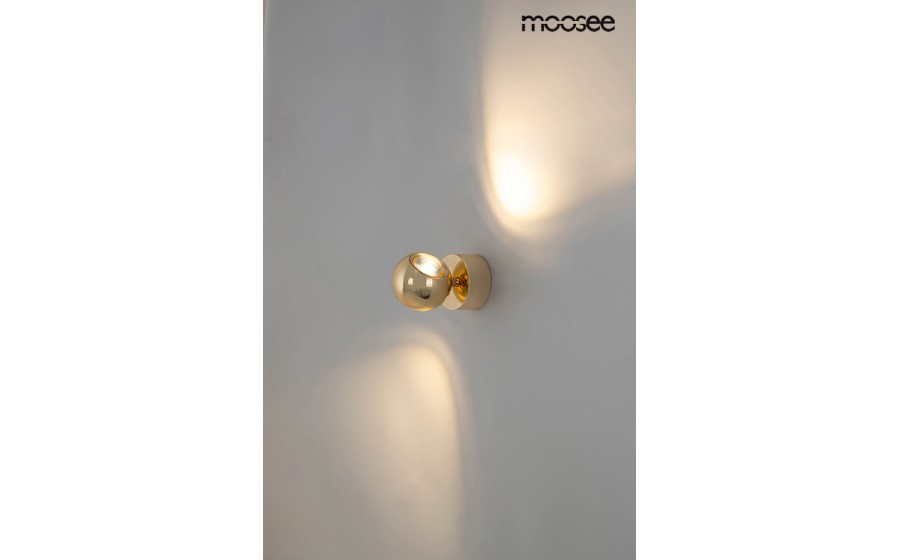 Expo MOOSEE lampa ścienna EOS złoty