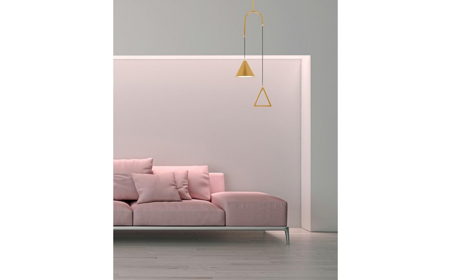 Expo MOOSEE lampa wisząca ACUSTICA złota