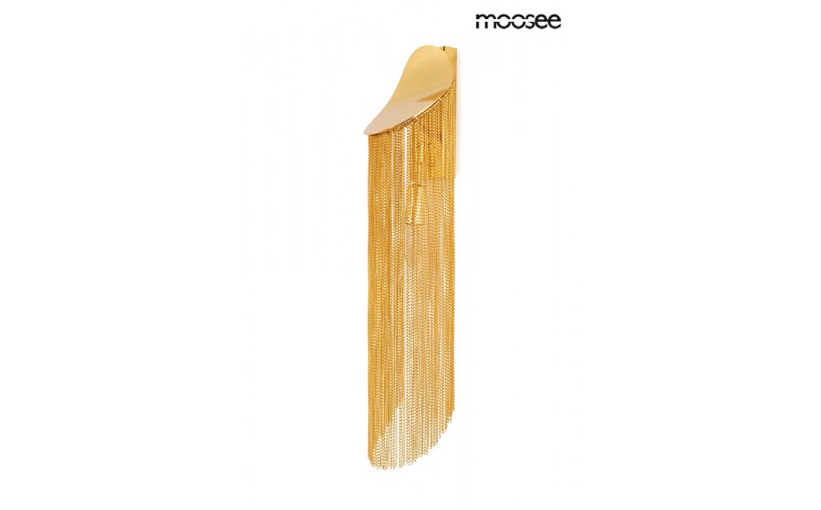Expo MOOSEE lampa ścienna LAMBADA łańcuszki złota
