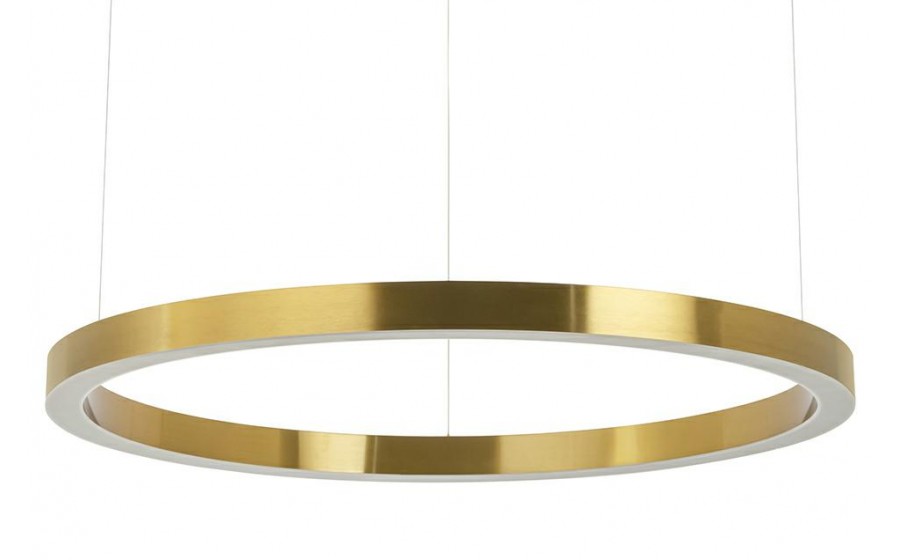 Expo Lampa wisząca RING 100 złota - LED, stal