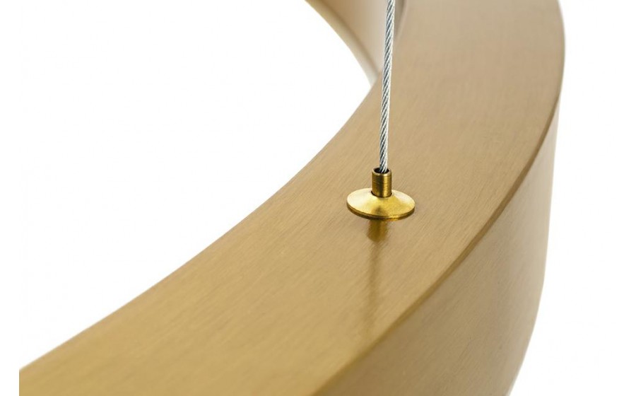 Expo Lampa wisząca RING 100 złota - LED, stal