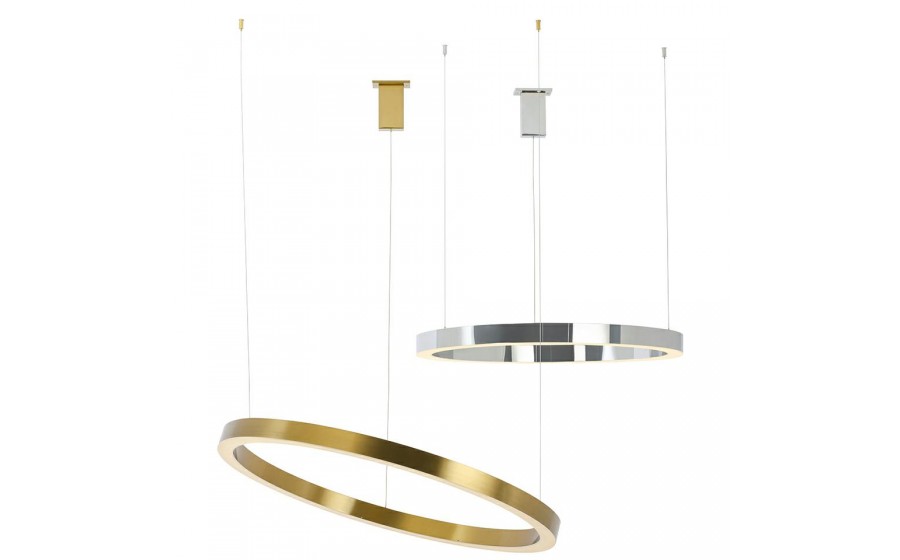 Expo Lampa wisząca RING 100 złota - LED, stal