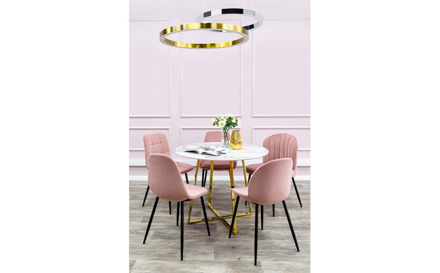 Expo Lampa wisząca RING 100 złota - LED, stal