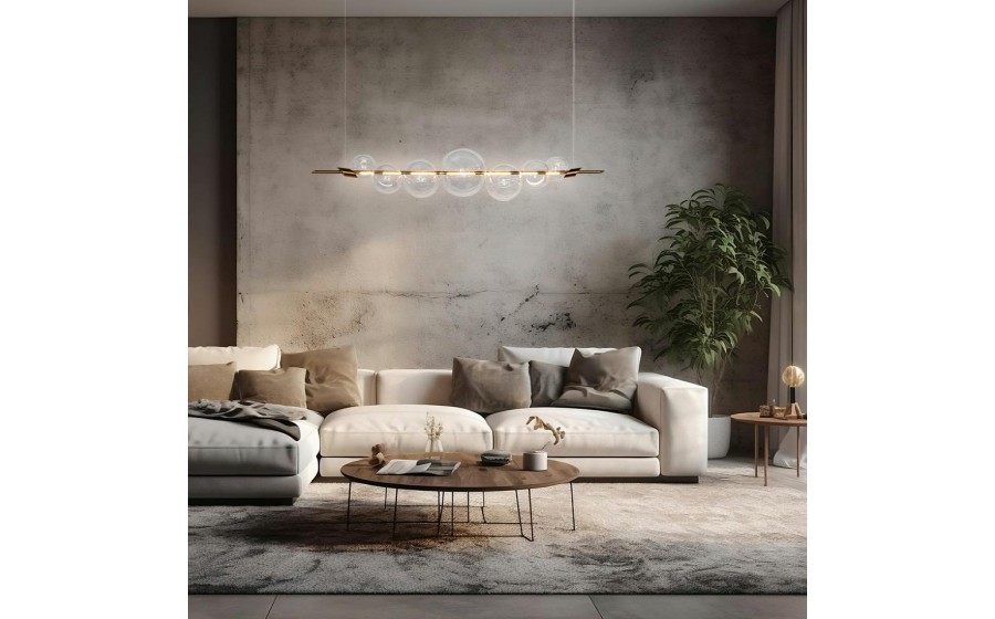 Expo MOOSEE lampa wisząca ECHO 140 złota