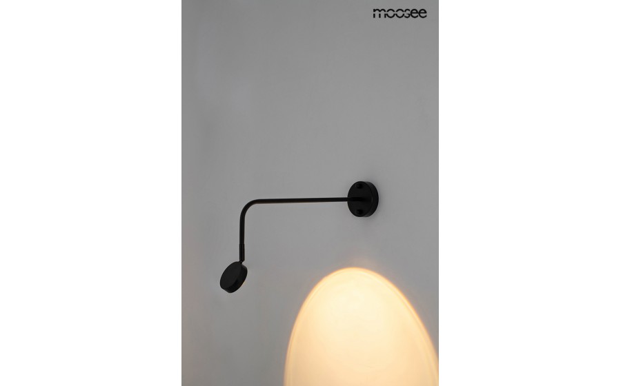 Expo MOOSEE lampa ścienna AXEL czarna