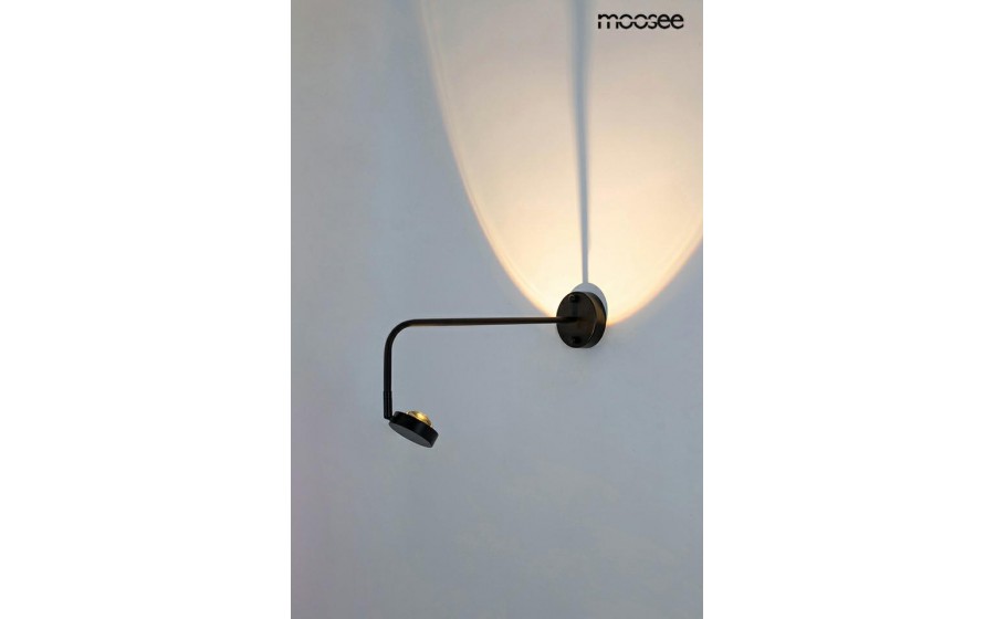Expo MOOSEE lampa ścienna AXEL czarna