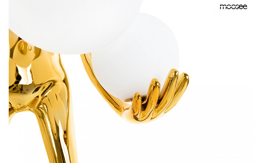 Expo MOOSEE lampa podłogowa HUMAN GOLD  PREMIUM