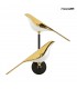 Expo MOOSEE lampa ścienna BIRD TWIN złota