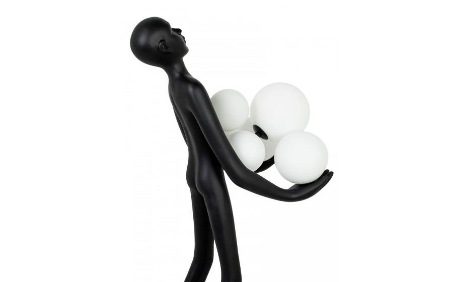 Expo MOOSEE lampa stołowa HUMAN PREMIUM  czarna