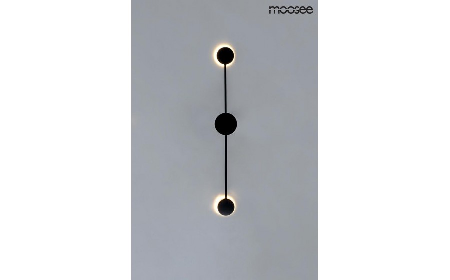 Expo MOOSEE lampa ścienna SHADOW 2 CLOSE czarna
