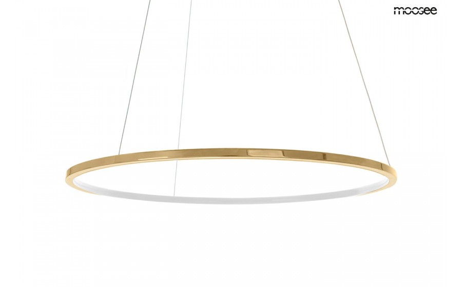 Expo MOOSEE lampa wisząca RING SLIM 100 złota