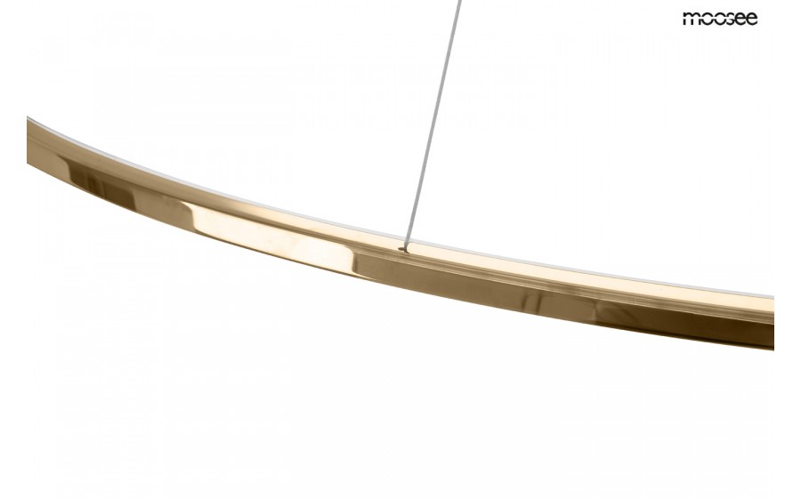 Expo MOOSEE lampa wisząca RING SLIM 100 złota