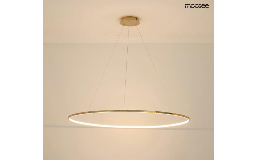 Expo MOOSEE lampa wisząca RING SLIM 100 złota