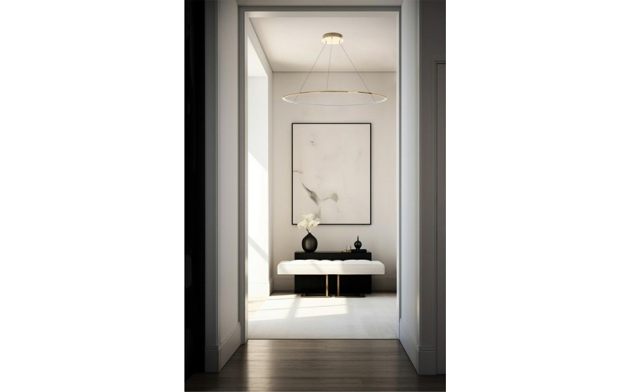 Expo MOOSEE lampa wisząca RING SLIM 100 złota