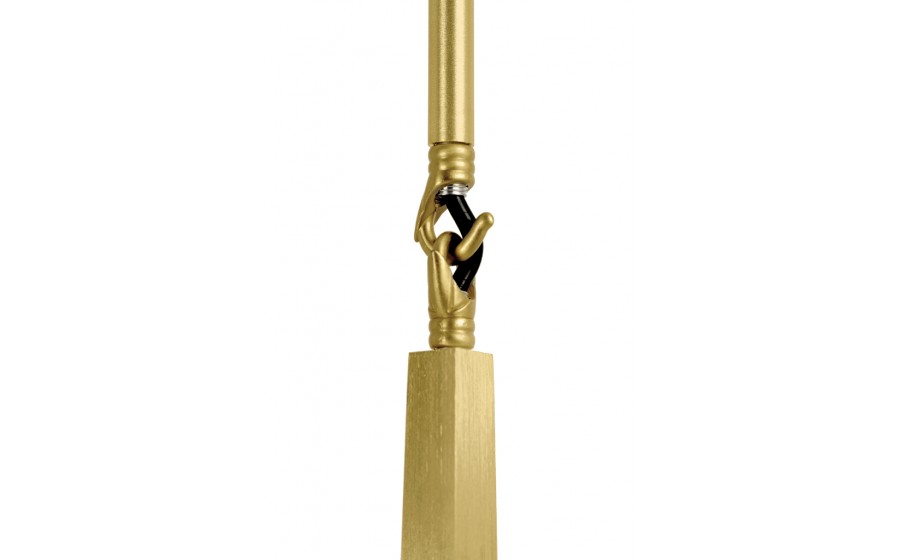 Expo Lampa wisząca CANDELABR 6 złota - aluminium, szkło
