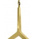 Expo Lampa wisząca CANDELABR 6 złota - aluminium, szkło