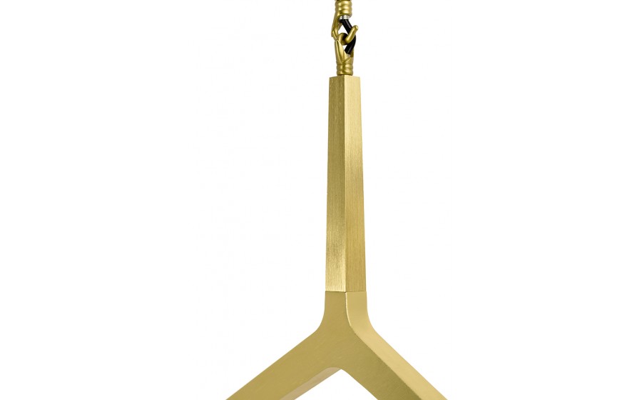 Expo Lampa wisząca CANDELABR 6 złota - aluminium, szkło