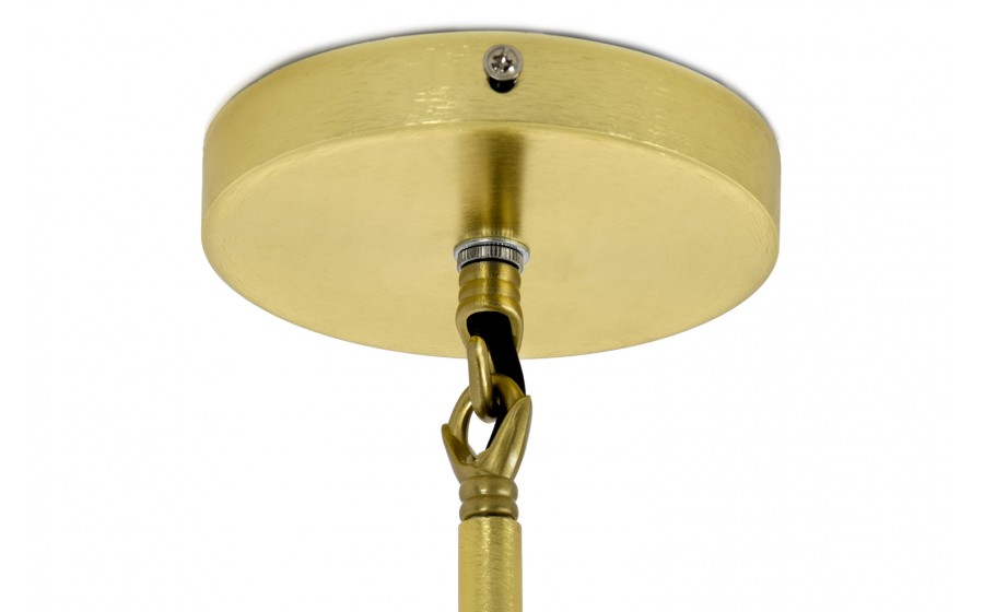 Expo Lampa wisząca CANDELABR 6 złota - aluminium, szkło