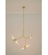 Expo Lampa wisząca CANDELABR 6 złota - aluminium, szkło