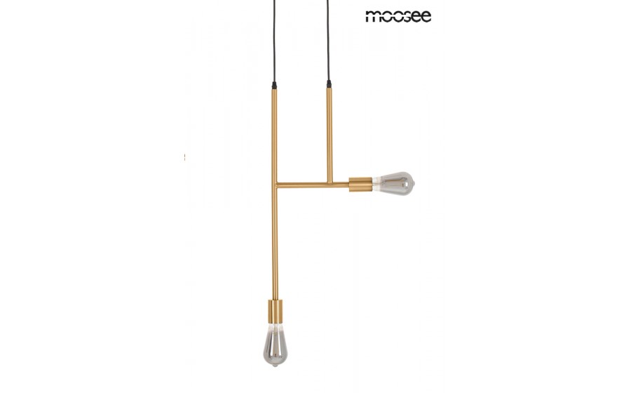 Expo MOOSEE lampa wisząca RIVA 2 złota