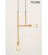 Expo MOOSEE lampa wisząca RIVA 2 złota