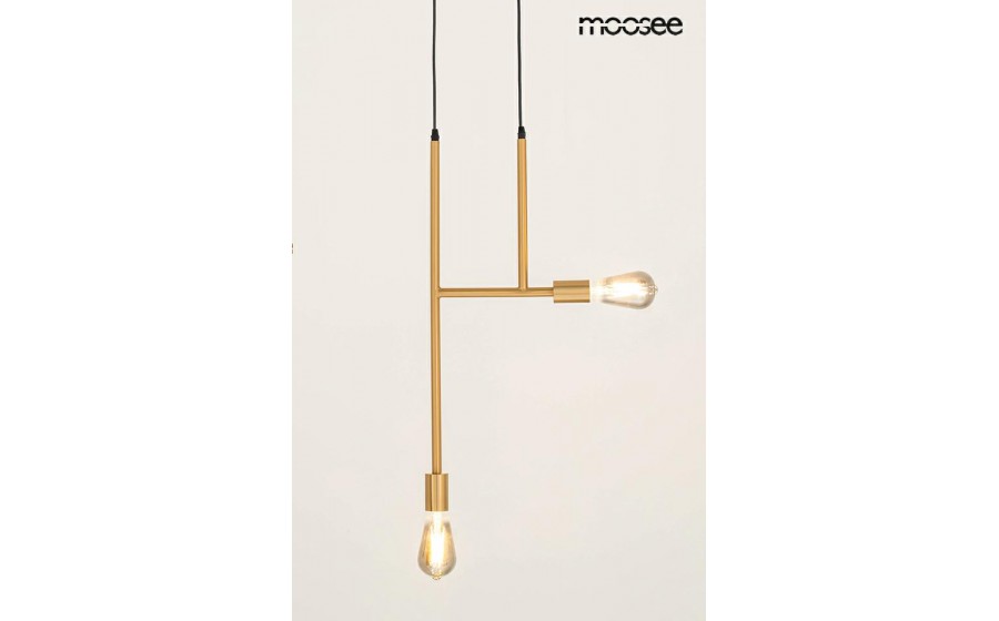 Expo MOOSEE lampa wisząca RIVA 2 złota