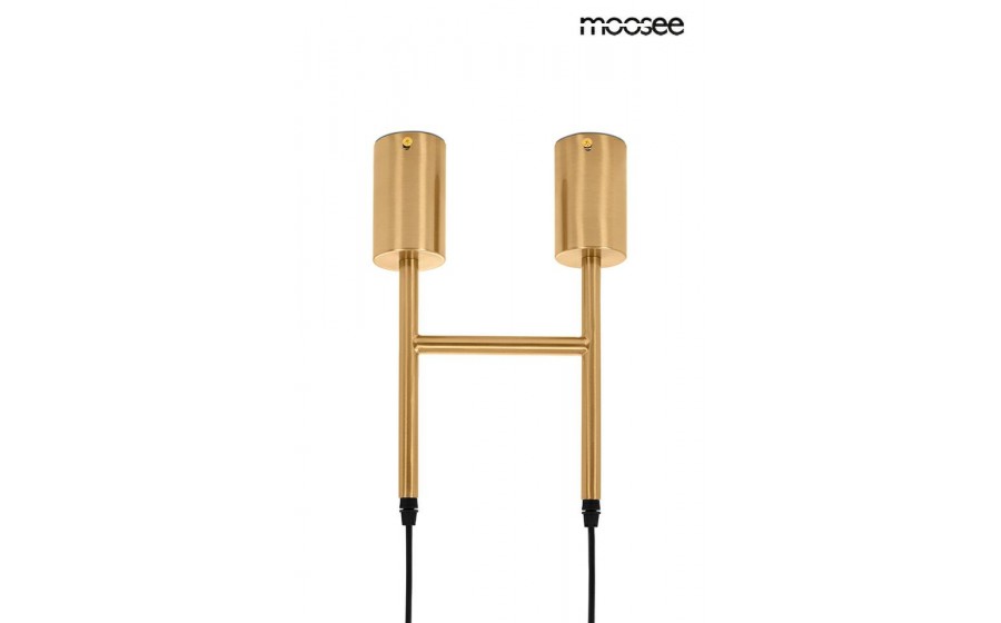 Expo MOOSEE lampa wisząca RIVA 2 złota