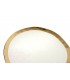 Expo KARE talerz BELL 31 cm biało-złoty