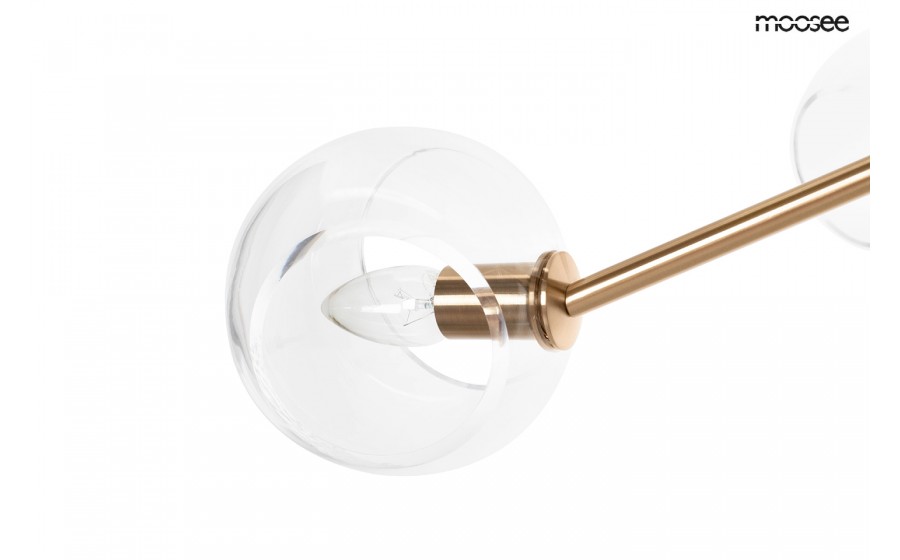 Expo MOOSEE lampa wisząca AURA 6 złota