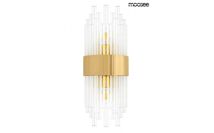 Expo MOOSEE lampa ścienna PORTOFINO złota
