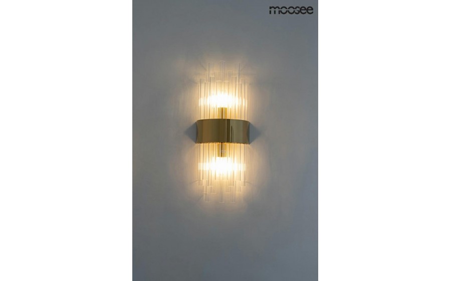Expo MOOSEE lampa ścienna PORTOFINO złota