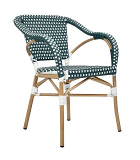 Expo Krzesło CAFE MIRAMAR turkus / morski  rattan