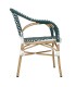 Expo Krzesło CAFE MIRAMAR turkus / morski  rattan