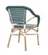 Expo Krzesło CAFE MIRAMAR turkus / morski  rattan