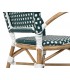 Expo Krzesło CAFE MIRAMAR turkus / morski  rattan