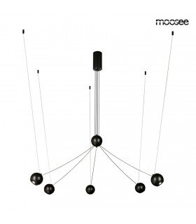 Expo MOOSEE lampa wisząca OCTO 5 czarna
